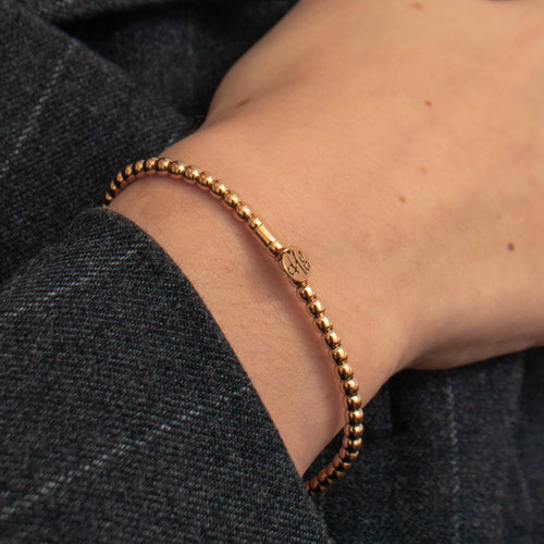 Bracelet HULCHI BELLUNI - Bracelet Tresore Or rose Diamants 58 Facettes DV0007-2