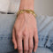 Bracelet ILEANA MAKRI - Bracelet Floches d'or Emeraude 58 Facettes DV0186-1
