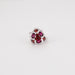 53 ISABELLE LANGLOIS ring - Floral motif ring 58 Facettes DV0277-1