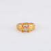 51 KORLOFF Ring - Chiseled Gold Diamond Solitaire Ring 58 Facettes DV0157-1