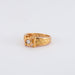 51 KORLOFF Ring - Chiseled Gold Diamond Solitaire Ring 58 Facettes DV0157-1