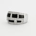 54 MAUBOUSSIN Ring - “Le Vice” Black Lacquer and Diamonds Ring 58 Facettes DV0350-1