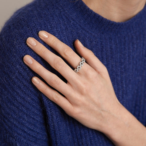 Bague 57 MAUBOUSSIN - Bague souple Je le veux Diamants 58 Facettes DV0111-1R