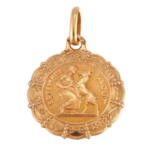 Pendentif Médaille signe astrologique Vierge 58 Facettes DV-0004-4