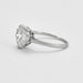 56 MELLERIO Ring - Platinum and Diamond Heart Ring 58 Facettes DV0431-1