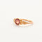 Bague 49 MYRTILLE BECK - Bague Feuillage XL Saphir Rose 58 Facettes DV0402-1