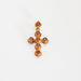 Yellow Gold and Amethyst “Cross” Pendant 58 Facettes DV0425-1