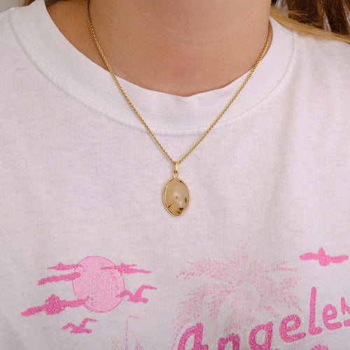 Pendentif Pendentif Agate Dentritique 58 Facettes DV0239-3