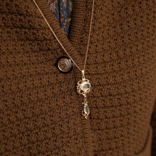 Pendentif Pendentif Aigues-marines 58 Facettes DV0088-9