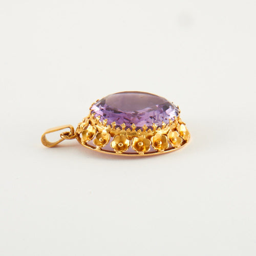 Pendentif Pendentif Améthyste fleurie 58 Facettes DV0221-2R