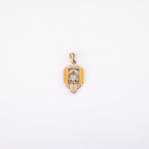 Pendentif Pendentif bicolore ajouré 58 Facettes DV0042-5