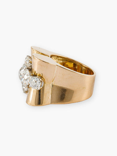 Bague Bague Rouleau 1940 Or Jaune & Diamants 58 Facettes 210002-4033