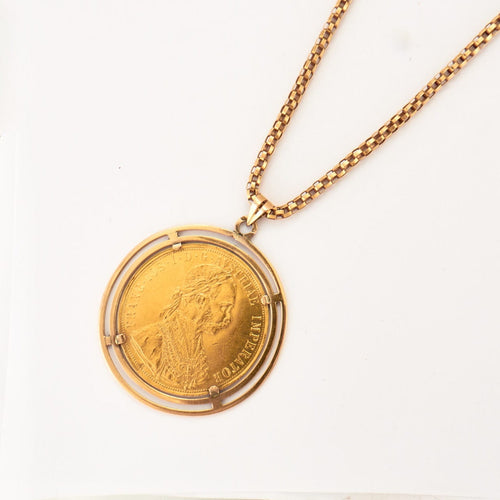 Collier Pendentif Ducas sur chaîne 58 Facettes DV0178-9