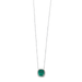Emerald Pendant Necklace on chain 58 Facettes DV0196-1