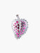 Pendentif Pendentif Feuille, Rubis & Diamants, Or Blanc 58 Facettes DV0032-49