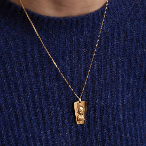 Pendentif Pendentif géométrique Vierge 58 Facettes DV0055-4