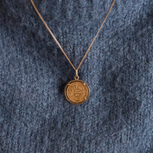Pendentif Pendentif Or Jaune Pièce de 10 Francs Napoléon III 58 Facettes DV0422-2