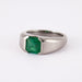 Ring 62 Philomène Thebault - Emerald bangle ring 58 Facettes DV0043-1