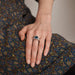 52 Piaget Ring - Blue Topaz Heart Ring 58 Facettes DV0110-1