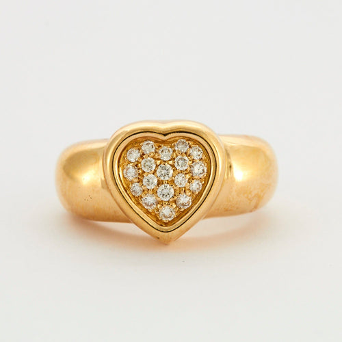 Bague 54 PIAGET - Bague jonc Coeur 58 Facettes DV0379-3