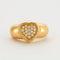 Bague 54 PIAGET - Bague jonc Coeur 58 Facettes DV0379-3