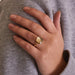 52 POMELLATO ring - MAXI Quartz lemon ring 58 Facettes DV0343-19