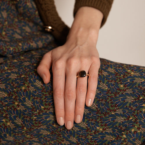 Bague 51 POMELLATO - Bague Nudo Quartz fumé 58 Facettes DV0088-2