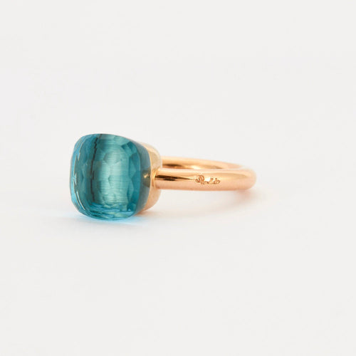Bague 51 POMELLATO - Bague NUDO Topaze bleue 58 Facettes DV0343-34