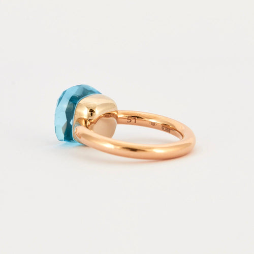 Bague 51 POMELLATO - Bague NUDO Topaze bleue 58 Facettes DV0343-34