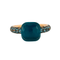 Bague 53 POMELLATO - Bague Nudo Turquoise et Topazes 58 Facettes DV0343-29