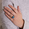 Bague 53 POMELLATO - Bague Nudo Turquoise et Topazes 58 Facettes DV0343-29