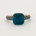 53 POMELLATO Ring - Nudo Turquoise and Topaz Ring 58 Facettes DV0343-29