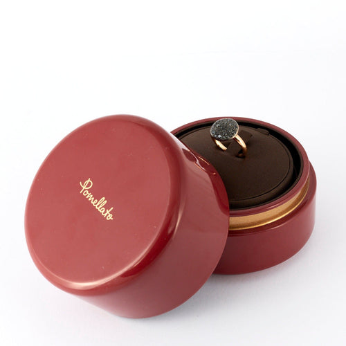 Bague 51 POMELLATO - Bague SABBIA Diamants noirs 58 Facettes DV0343-23