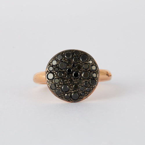Bague 51 POMELLATO - Bague SABBIA Diamants noirs 58 Facettes DV0343-23