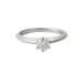 Ring 51 TIFFANY & CO- Solitaire ring in platinum 58 Facettes DV0246-1