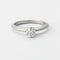 Bague 51 TIFFANY & CO- Bague solitaire en platine 58 Facettes DV0246-1