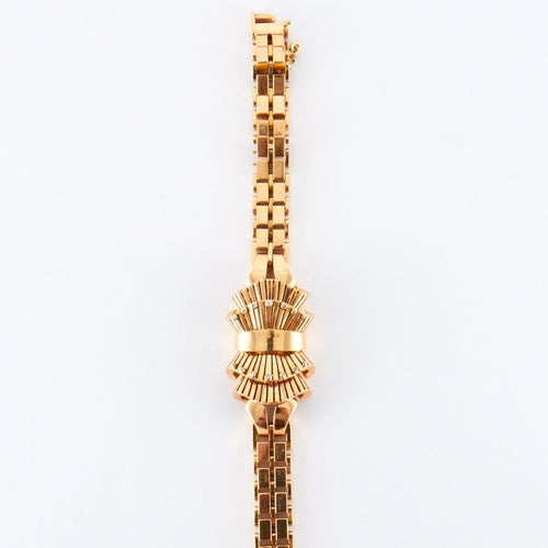 Montre UTI - Bracelet montre à cadran dissimulé en or jaune 58 Facettes DV0238-3