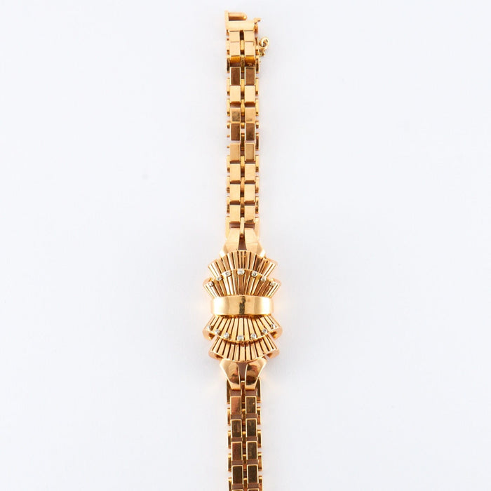 Montre UTI - Bracelet montre à cadran dissimulé en or jaune 58 Facettes DV0238-3