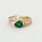 Bague 52 Van Cleef & Arpels - Bague Toi & Moi Diamants Emeraude 58 Facettes DV0373-1