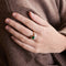 Bague 52 Van Cleef & Arpels - Bague Toi & Moi Diamants Emeraude 58 Facettes DV0373-1