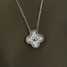 VAN CLEEF & ARPELS Necklace - Vintage Alhambra Diamond Necklace 58 Facettes DV0315-2