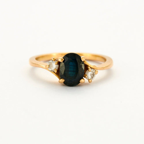 Bague 50 Bague Or Jaune Saphir 58 Facettes DV0388-1