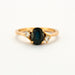 Ring 50 Yellow Gold Sapphire Ring 58 Facettes DV0388-1