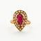 Bague 52 Bague Rubis et Perles 58 Facettes DV0222-27