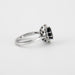 Ring 49 Marguerite Sapphire Diamond Ring 58 Facettes DV0222-8