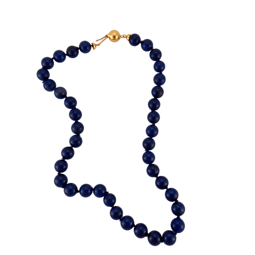Collier Collier perles Lapis Lazuli, Or 58 Facettes DV0222-15