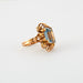 Ring 53 Ring Yellow gold Topaz 58 Facettes DV0222-11