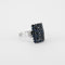 Bague 53 Bague Or gris, Saphirs, Diamants 58 Facettes DV0222-7