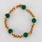 Bracelet Bracelet Perles de Chrysoprase 58 Facettes DV0222-5