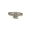 49.5 Bague solitaire diamant 1,28 ct or blanc 58 Facettes